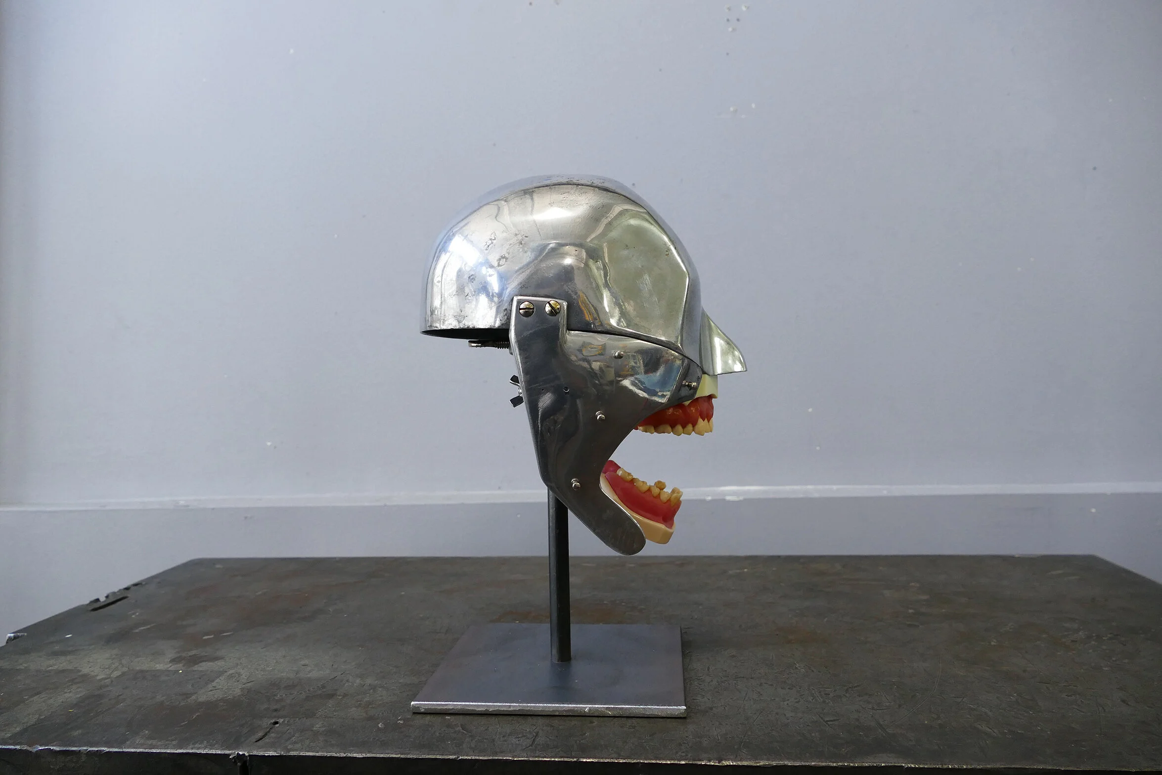 1950'S ALUMINUM DENTAL PHANTOM — AGENT GALLERY CHICAGO